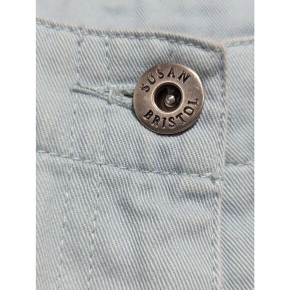 Susan Bristol Women's Light Blue Cotton Stretch Waist Denim Jeans Size 10 - Picture 5 of 7